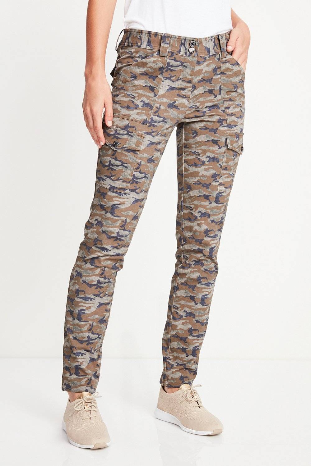 Camo Karo Strech Cargo Pant