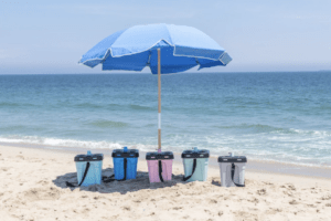 The U-Stand & Beach Umbrella Beach Glass