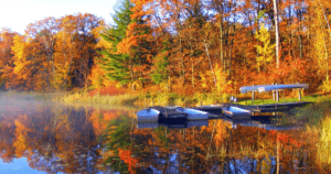 boating during the fall season