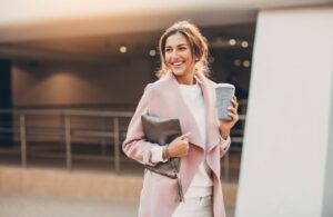 Woman in classy outift