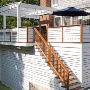 Deck construction: custom with pergola